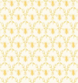 Honey Bee Damask Parchment C11705