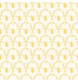 Honey Bee Damask Parchment C11705