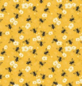 Honey Bee Floral  Daisy C11702 (1/2m)