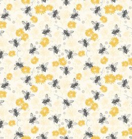 Honey Bee Floral  Parchment C11702