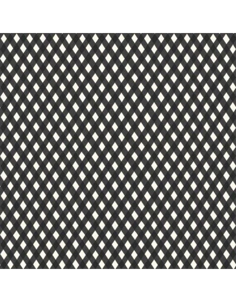 Honey Bee Plaid Black C11703