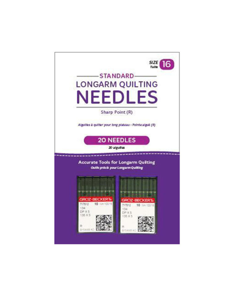 Groz-Beckert Long Arm Quilting Needle Size 20 Standard