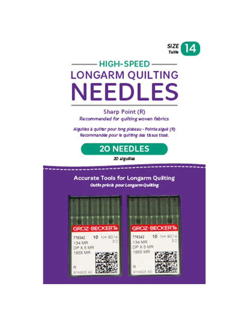 Groz-Beckert Long Arm Quilting Needle Size 14 High Speed