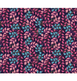 Blissful Blooms Vines navy (1/2m) - RBC11914
