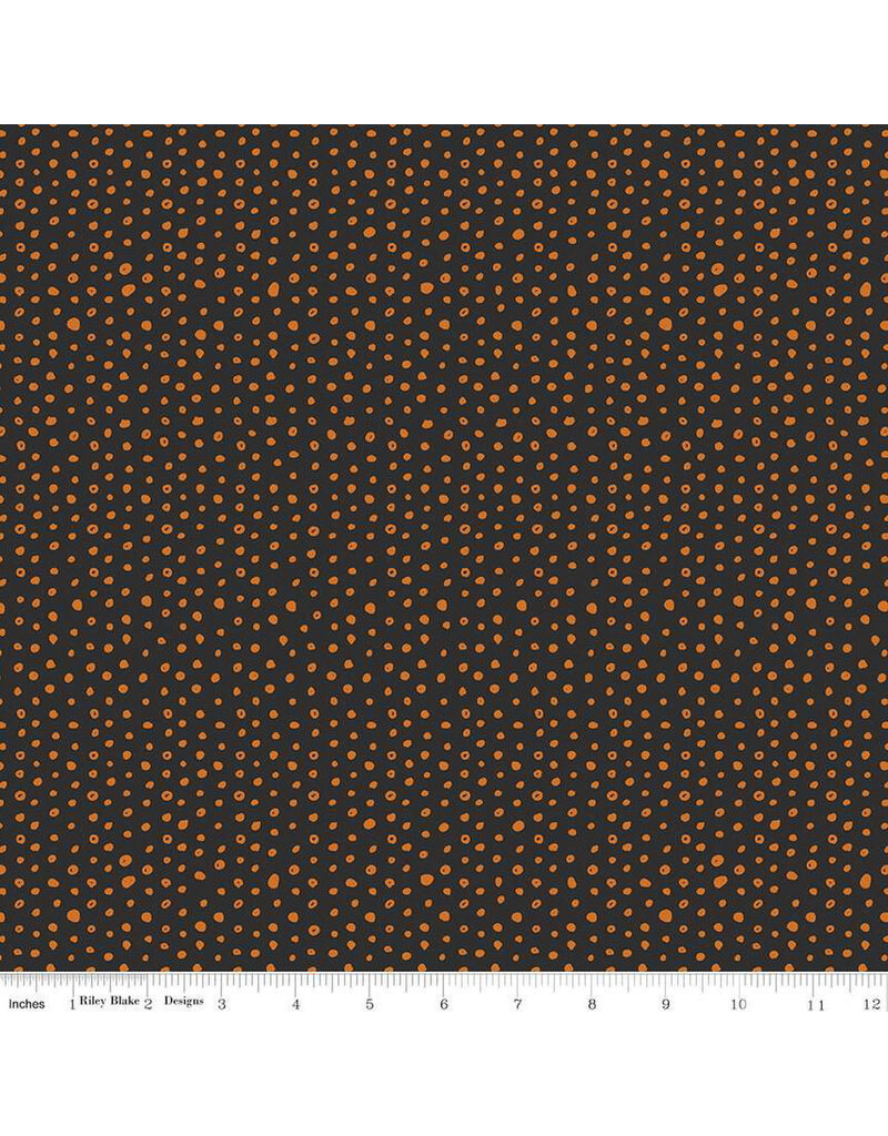 Bad to the Bone Dots Black - RBC11926 (1/2m)