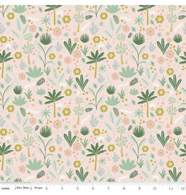 Hibiscus foliage, blush (1/2m) - RBC11542-BLS