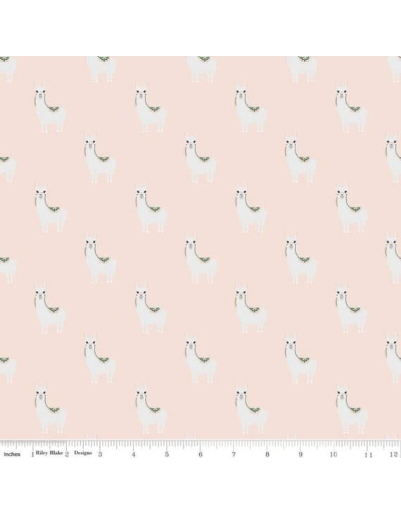 Hibiscus Alpacas blush (1/2m) - RBC11541-BLS