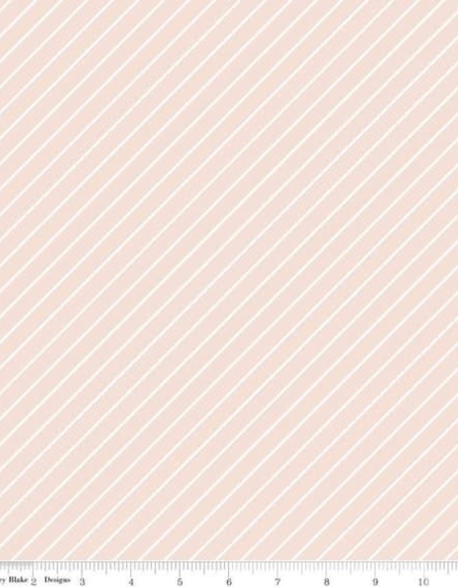 Hibiscus Stripe, blush (1/2m) - RBC11546-BLS