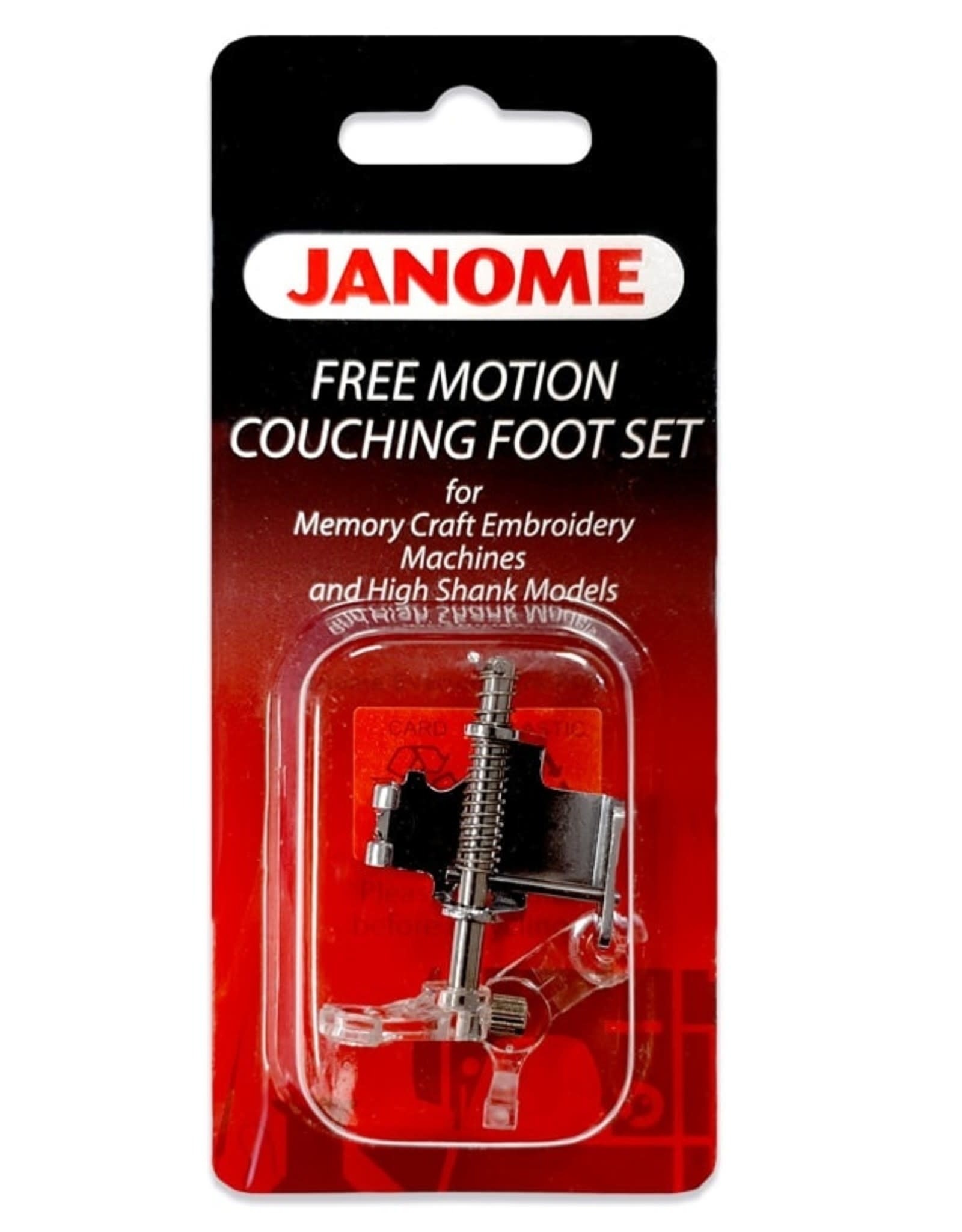 Janome Free Motion Couching Foot Set  9mm, HS, MC