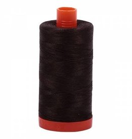 Mako Cotton Thread Solid 50wt - Very Dark Bark (1130)
