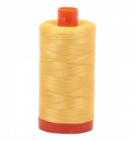 Mako Cotton Thread Solid 50wt - Pale Yellow (1135)