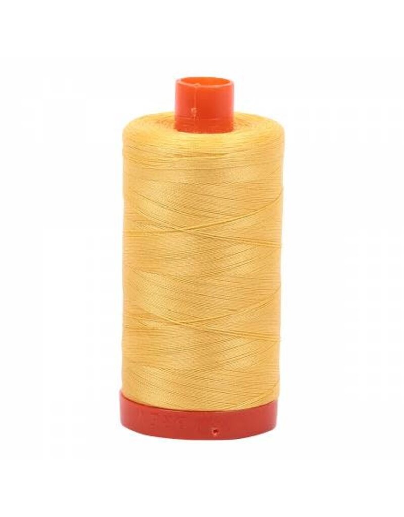 Aurifil Mako Cotton Thread Solid 50wt - Pale Yellow (1135)