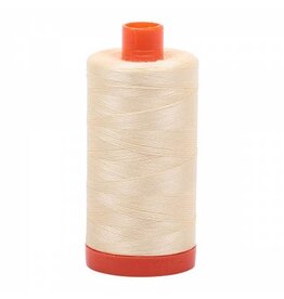 Aurifil Mako Cotton Thread Solid 50wt - Light Lemon (2110)