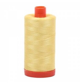 Aurifil Mako Cotton Thread Solid 50wt - Lemon (2115)