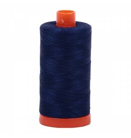 Aurifil Mako Cotton Thread Solid 50wt - Dark Navy (2784)
