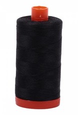 Mako Cotton Thread Solid 50wt - Very Dark Grey (4241)