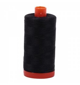 Aurifil Mako Cotton Thread Solid 50wt - Very Dark Grey (4241)