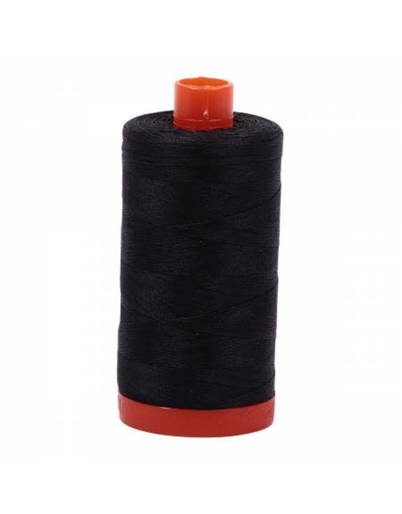 Aurifil Mako Cotton Thread Solid 50wt - Very Dark Grey (4241)
