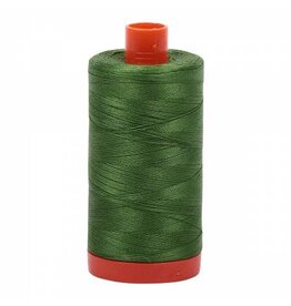 Aurifil Mako Cotton Thread Solid 50wt - Dark Green Grass (5018)