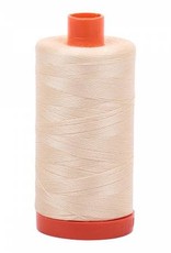 Aurifil Mako Cotton Thread Solid 50wt - Butter (2123)