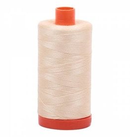 Aurifil Mako Cotton Thread Solid 50wt - Butter (2123)