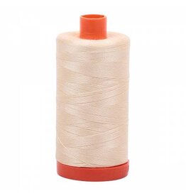 Aurifil Mako Cotton Thread Solid 50wt - Butter (2123)