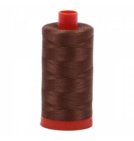 Aurifil Mako Cotton Thread Solid 50wt -  Dark Antique Gold (2372)