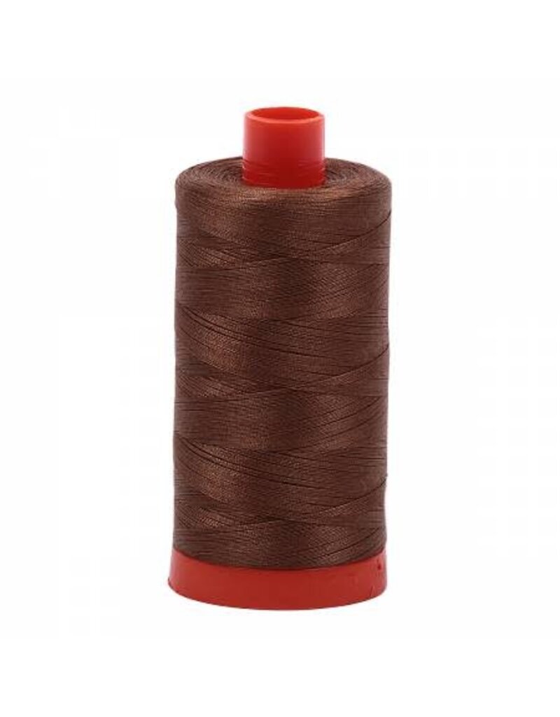 Aurifil Mako Cotton Thread Solid 50wt -  Dark Antique Gold (2372)