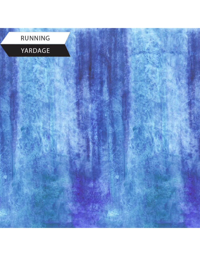 Northcott Zen Garden Blue (1/2m) - 40039-44