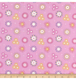 Fireworks on Pink Glows in the Dark