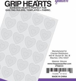 Gypsy quilter - stuck on you, heart shaped no slip  (TGQ101)