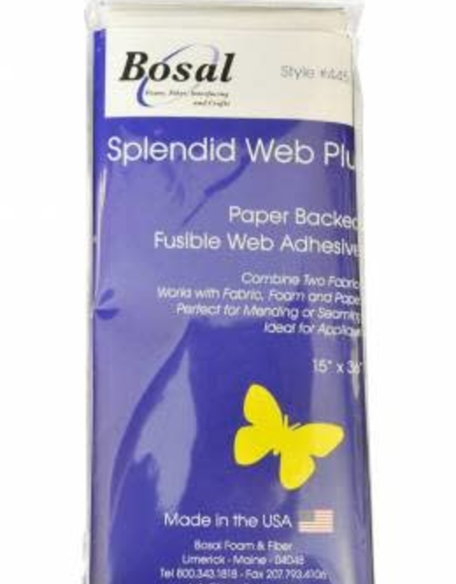 Splendid Web Plus Paper Backed Fusible Web Adhesive 15in x 36in