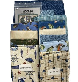 Hooked Quilt kit (Some prints differ from picture)