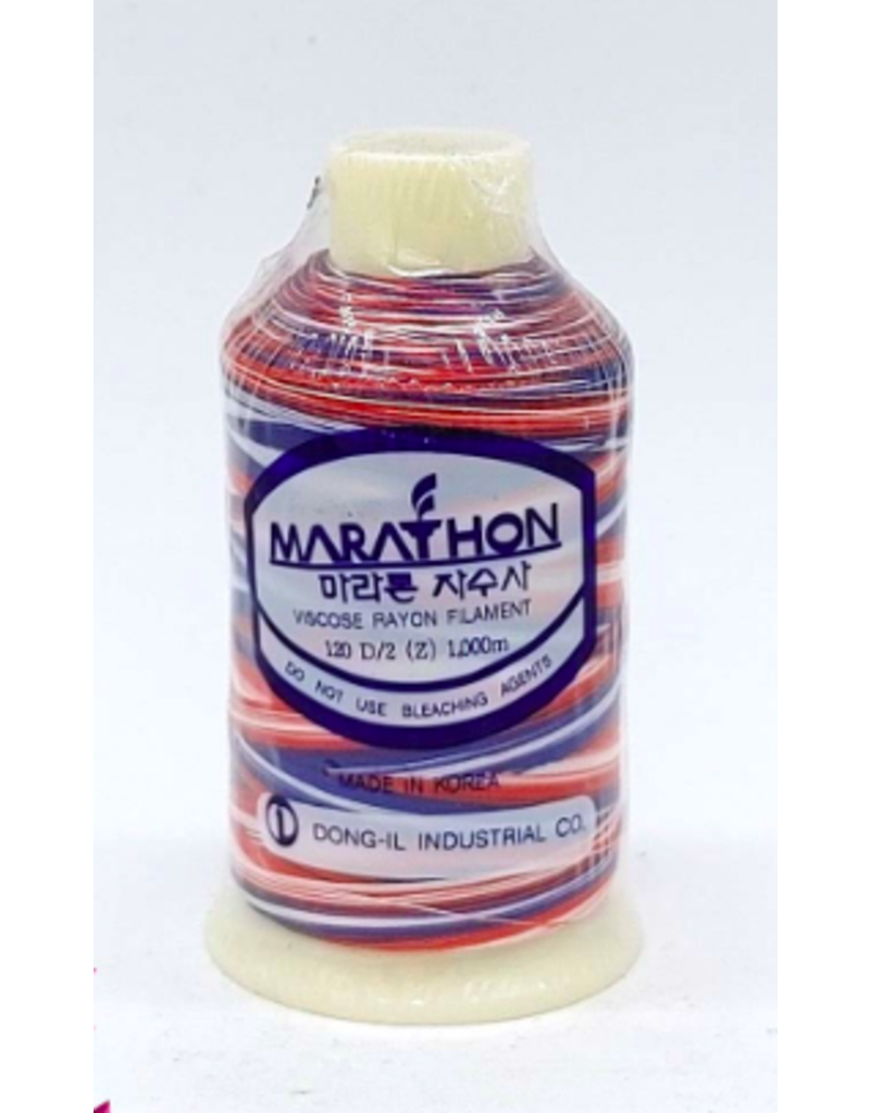 Embroidery  Thread  (1000m) - Patriot Red/White/Blue 5521