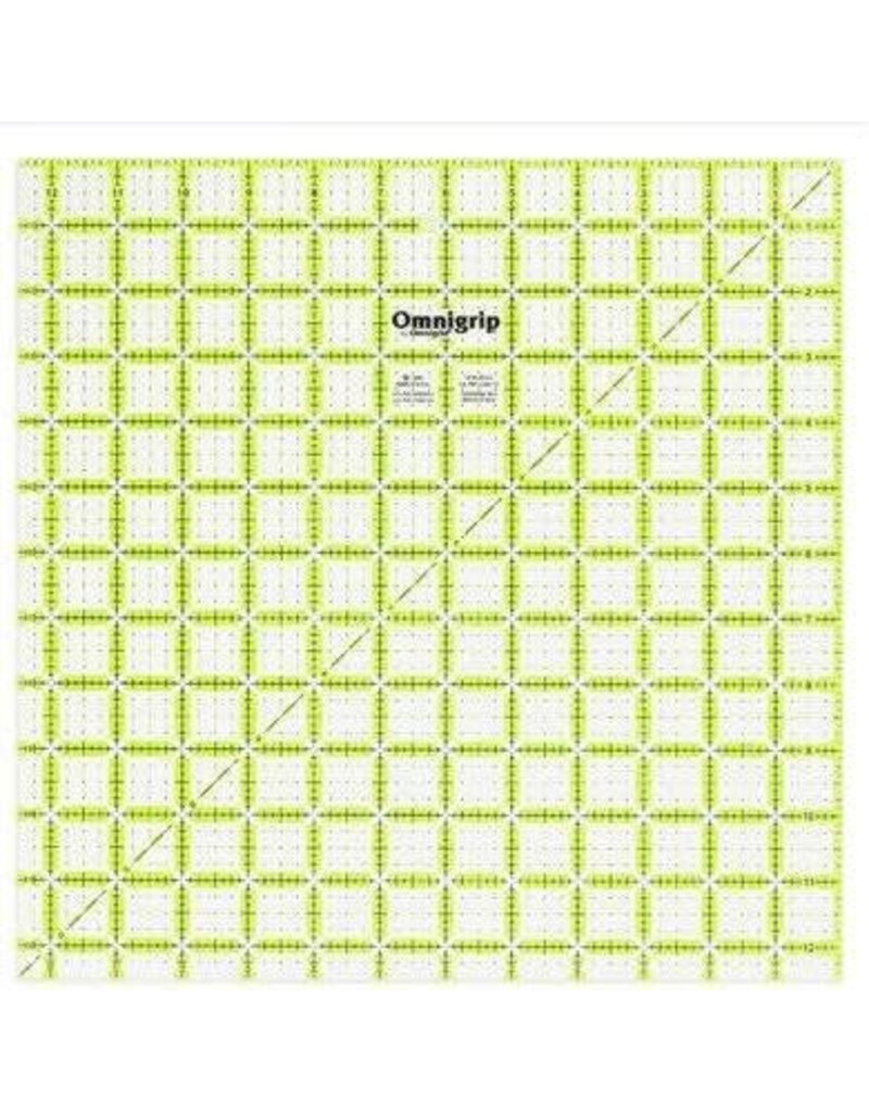Omnigrid Omnigrid Omnigrip  Non-slip 12 1/2" Square Ruler