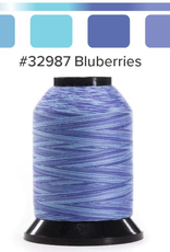 Finesse Quilting Thread--2987 Blueberries Variegated