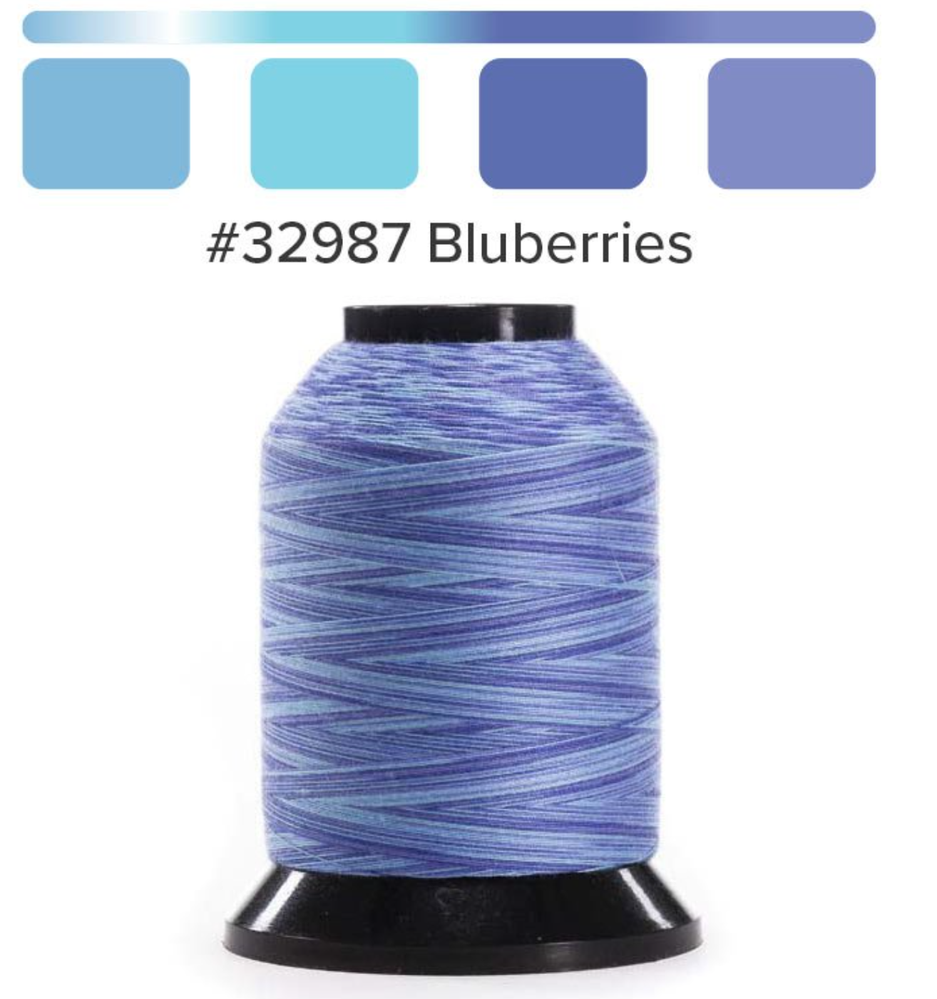 Finesse Quilting Thread2987 Blueberries Variegated Dominion Sewing