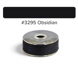 Finesse Pre-wound Bobbin--Obsidian