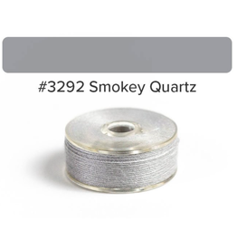 Finesse Pre-wound  Bobbin--Smokey Quartz