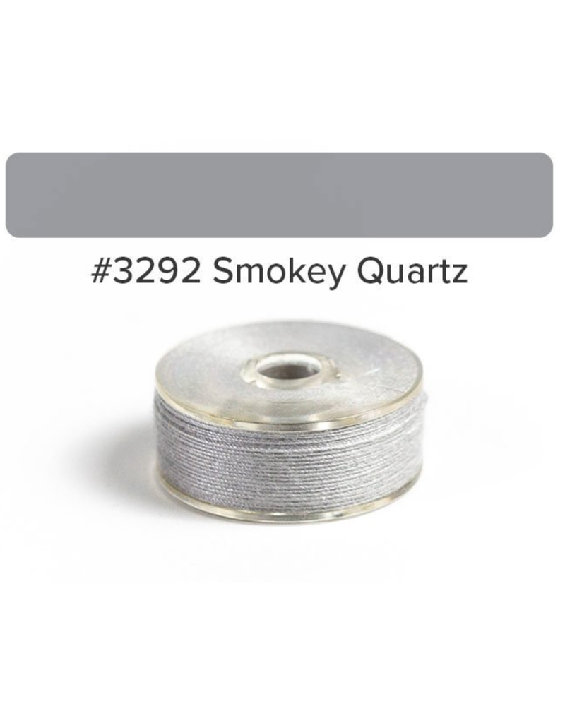 Finesse Pre-wound  Bobbin--Smokey Quartz