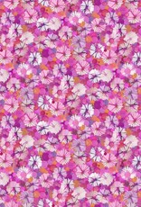 Northcott Dragon Fly Dreams  Pink Multi All Over Floral  DP24829-28