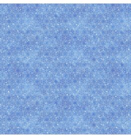 Northcott Polar Frost Mid Blue Grid 24841-44