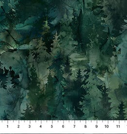 Northcott Northern Peaks - Pine Trees DP25169-74