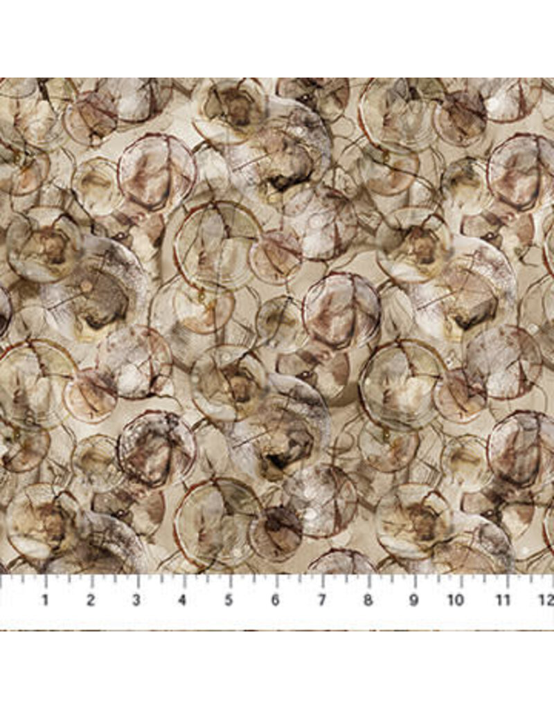 Northcott Northern Peaks - Crossgrain Logs Brown DP25170-34