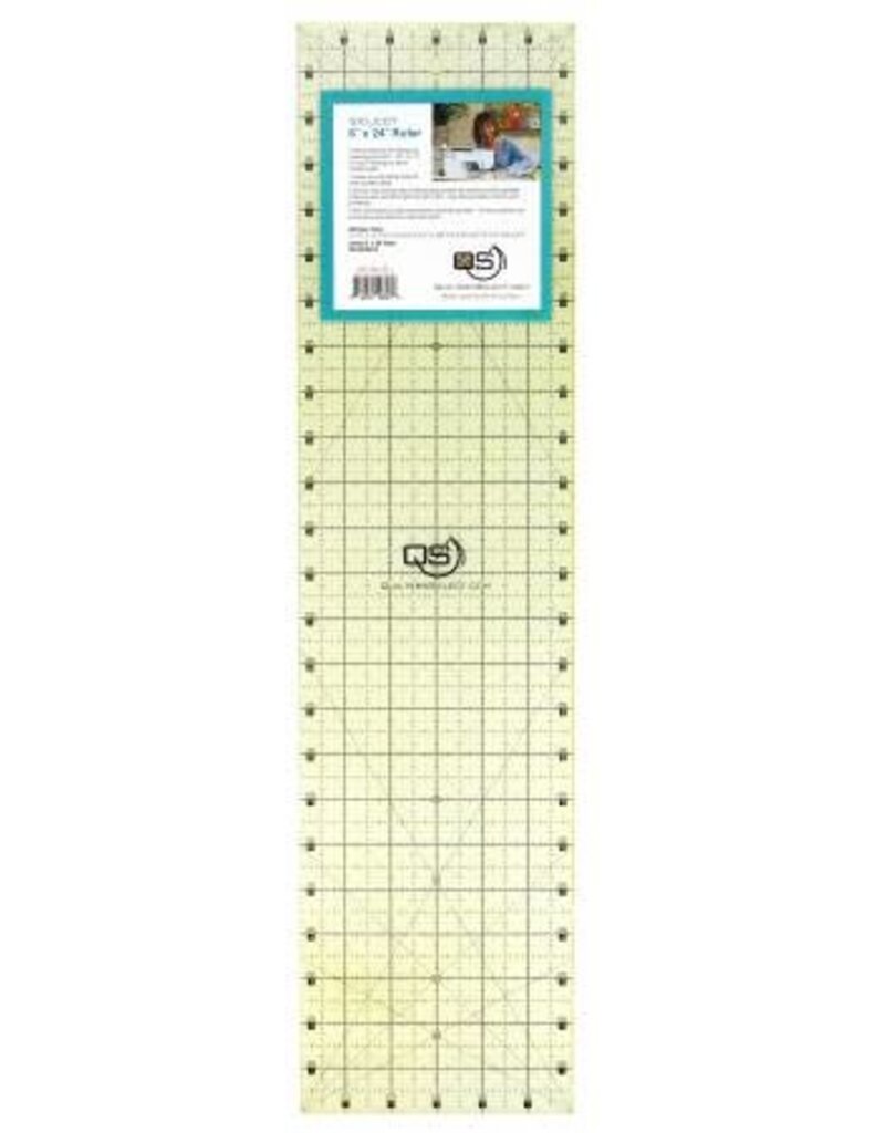 Quilters Select Quilters Select Non-Slip Ruler 6in x 24in