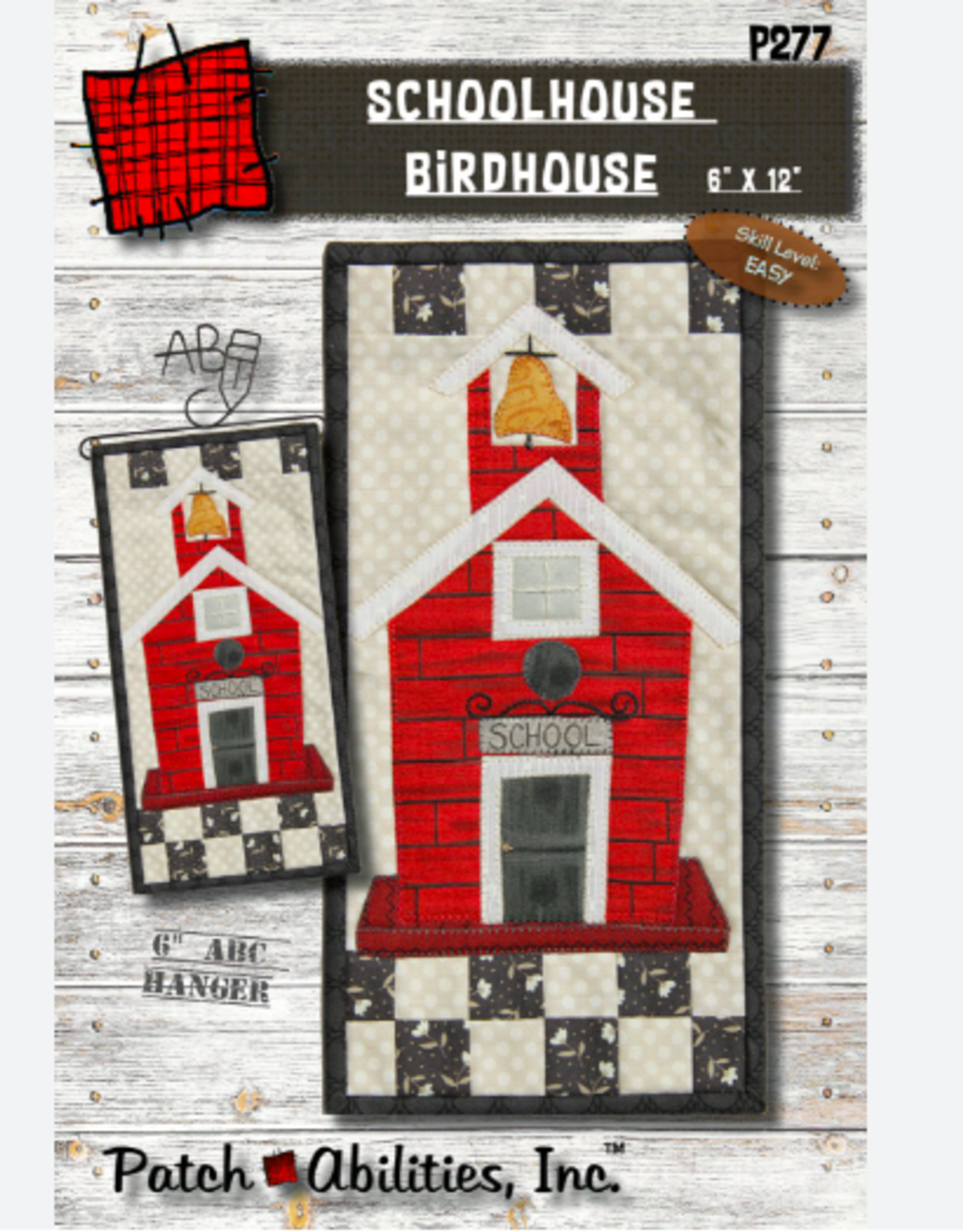 Schoolhouse Birdhouse - pattern