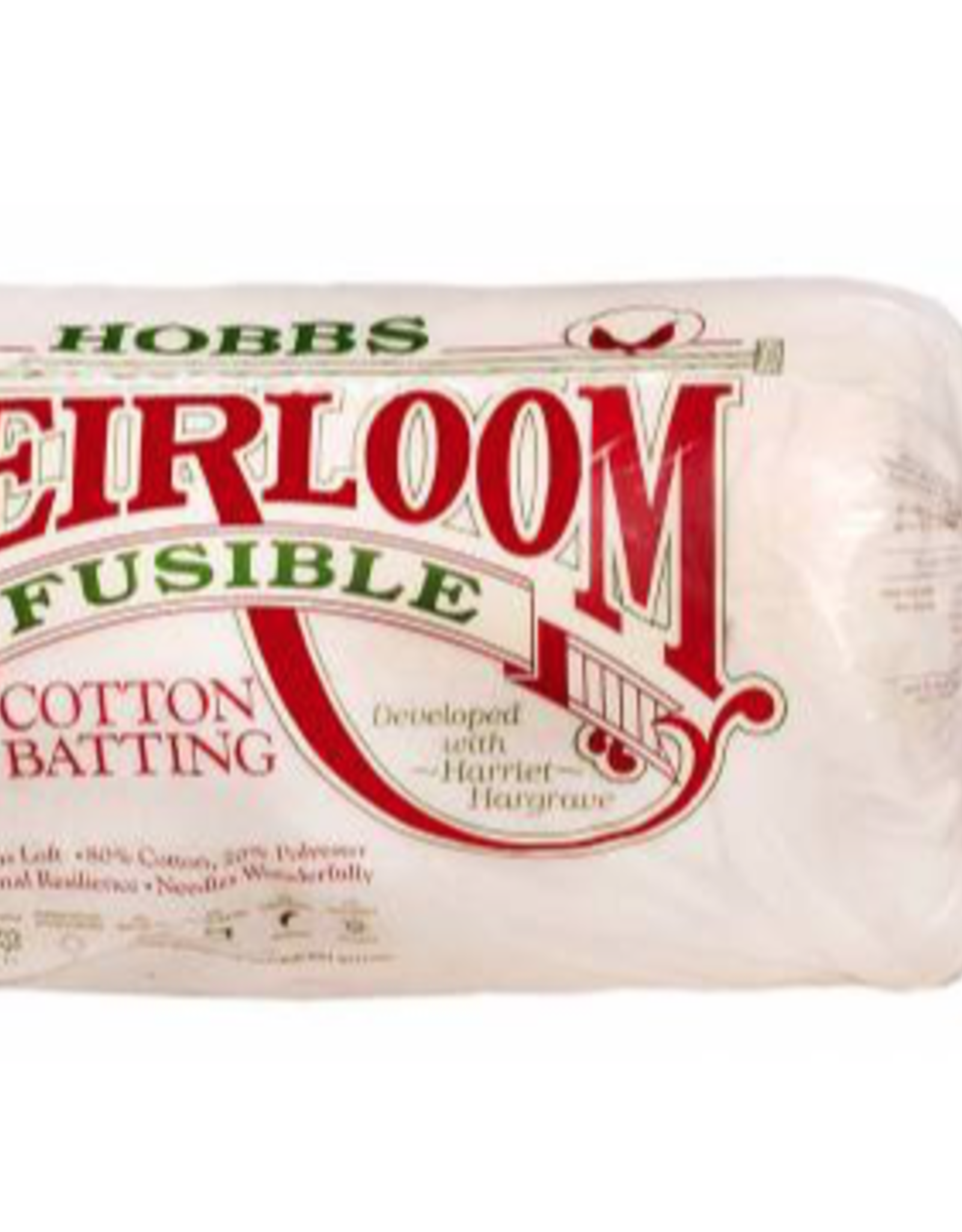 Hobbs Hobbs Heirloom Premium Fusible Cotton Blend Batting (90"x108")