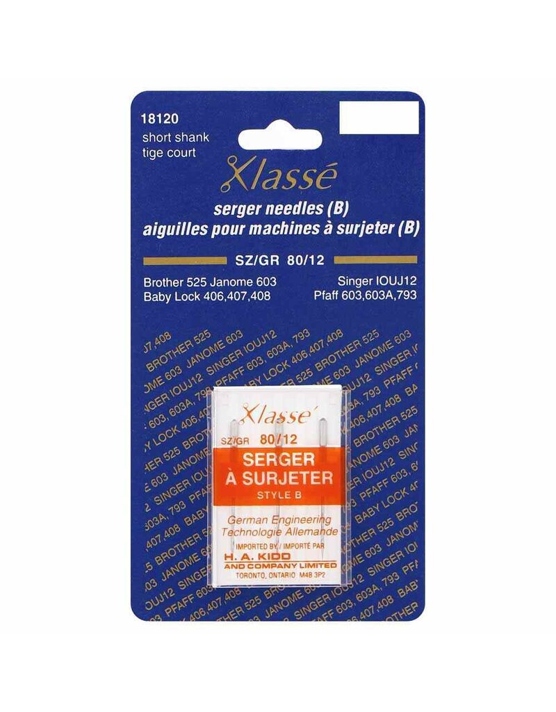 KLASSE Klasse Serger Needle (80/12) type B
