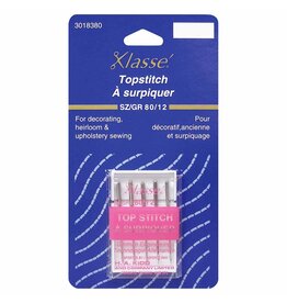 KLASSE Klasse Top Stitch Needle (80/12)--Carded