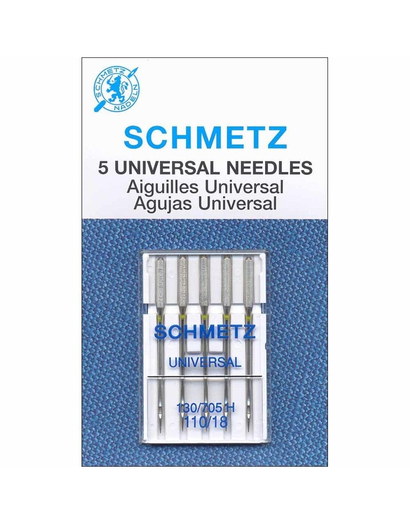SCHMETZ #1728 Universal Needles Carded - 110/18 - 5 count